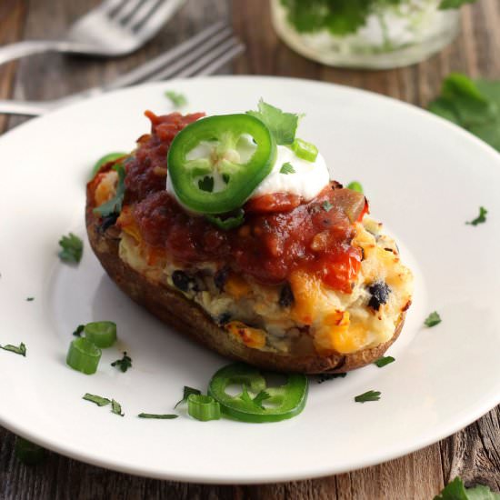 Southwestern Twice Baked Potatoes