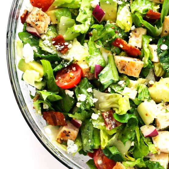 Chicken, Bacon and Avocado Salad