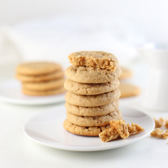 Soft and Chewy Peanut Butter Cookie