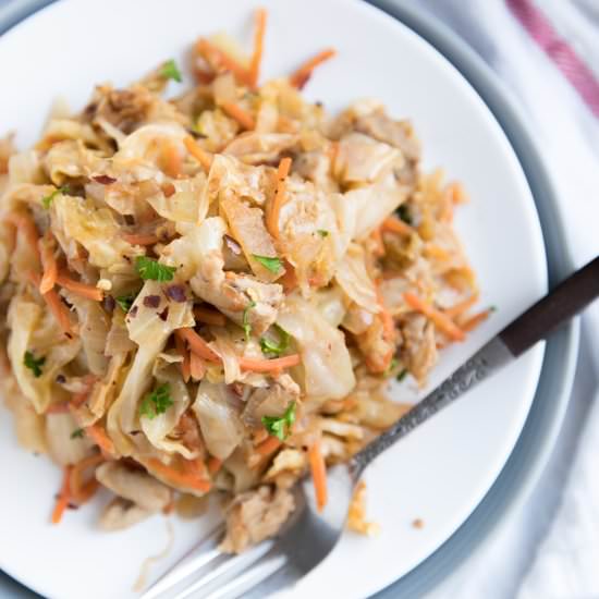 Sautéed Chicken and Cabbage Skillet