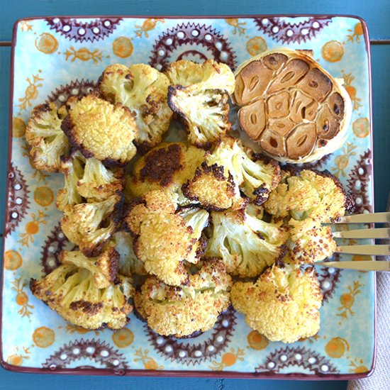 Mediterranean Roasted Cauliflower