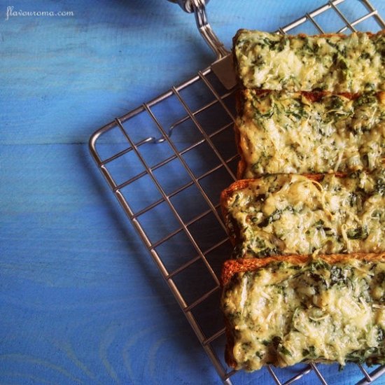 Creamed Spinach Sandwich Toast