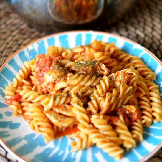 Coconut Cream & Tomato Pasta