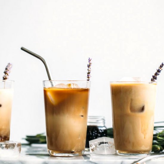 Iced Lavender Chai Latte