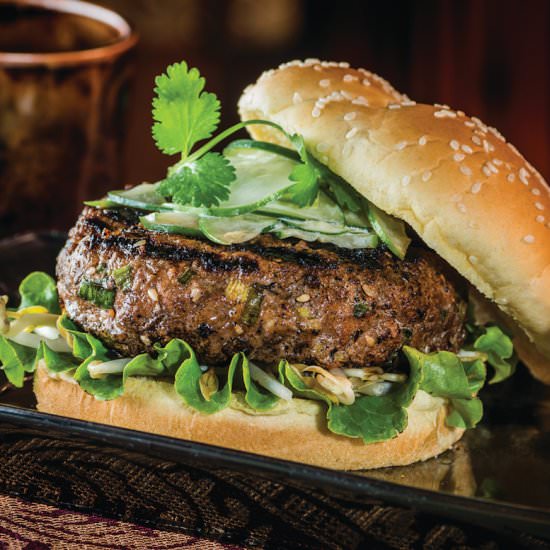 Korean Sesame Burgers