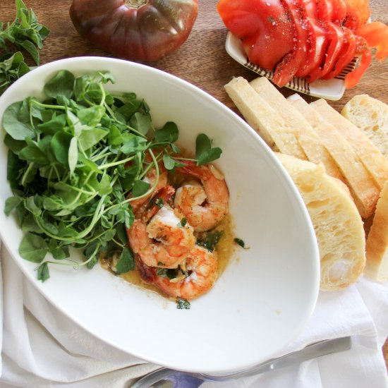 Herbed Shrimp Butter Bowls