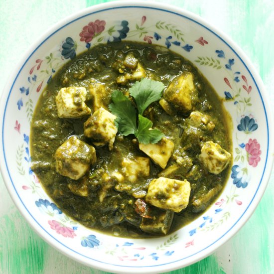 Palak Paneer: Punjabi Dhabha Style