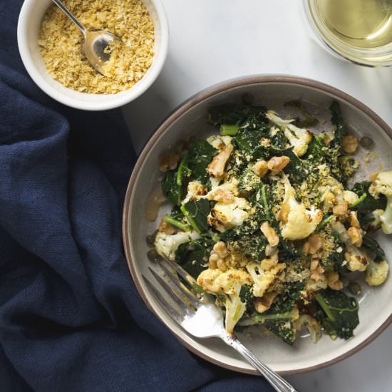 Cauliflower and Kale Salad