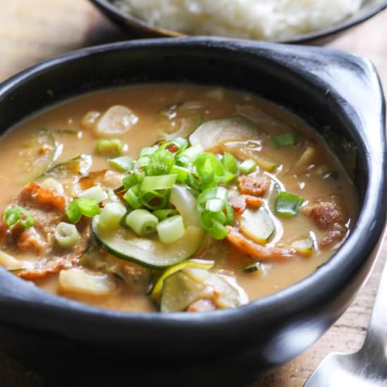 Korean Soybean Paste Soup