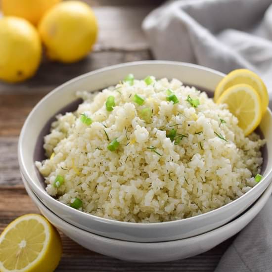 Lemon Cauliflower Rice