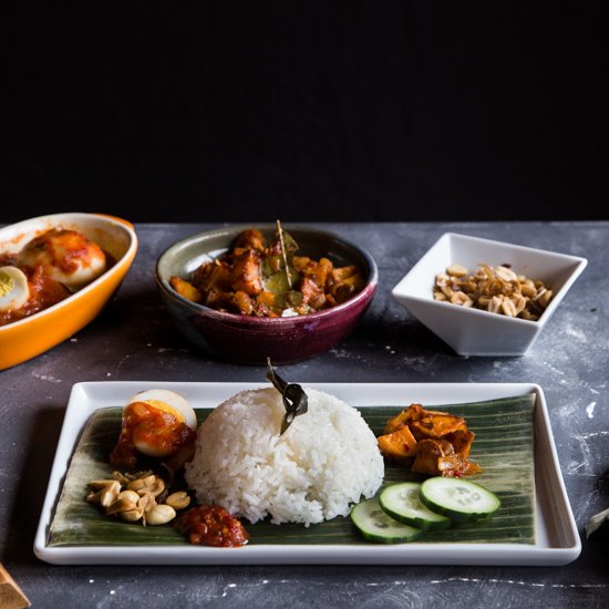 Coconut Milk Rice (Nasi Lemak)