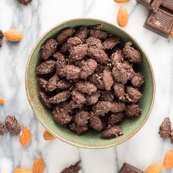 Dark Chocolate Almonds with Sea Salt