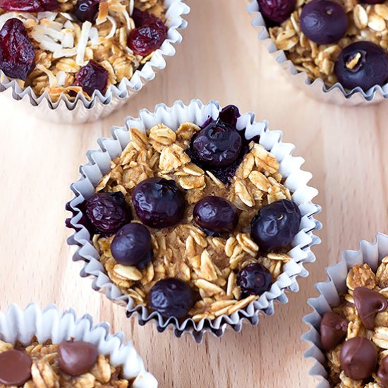 Customizable Baked Oatmeal Muffins