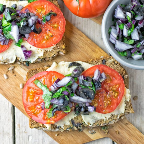 Olive Chickpea Flour Bread