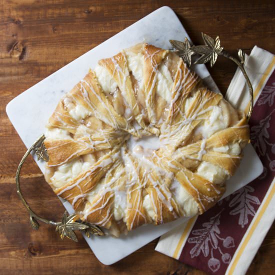 Caramel Apple Cream Cheese Pastry