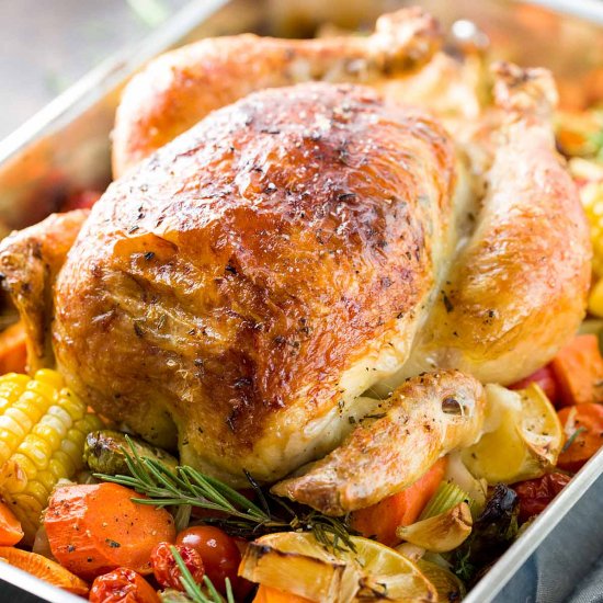 Roasted Lemon and Herb Chicken