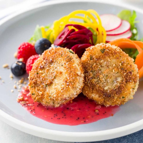 Fried Goat Cheese Salad