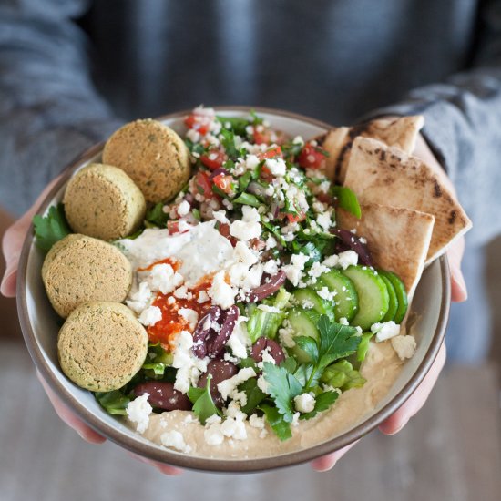 Mediterranean Falafel Bowls