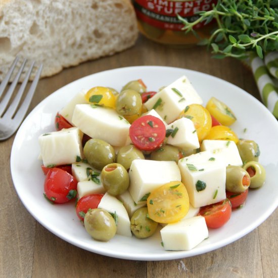 Marinated Olive and Tomato Salad