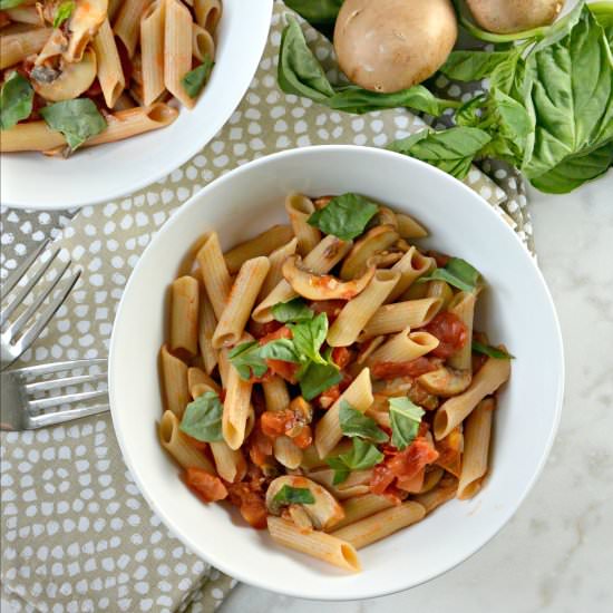 Tomato Mushroom Pasta