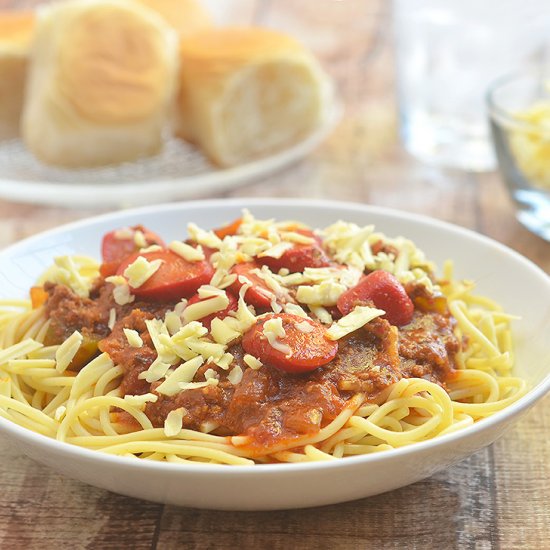 Filipino-style Spaghetti