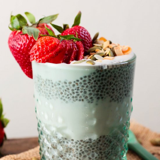 Strawberry Chia Pudding Parfait