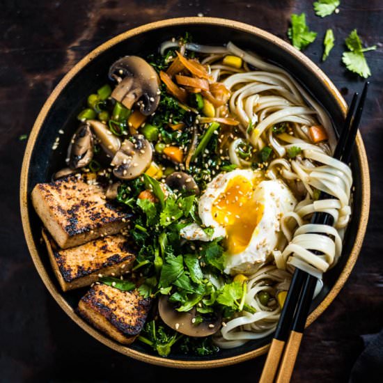 Chinese Vegetarian Noodle Soup