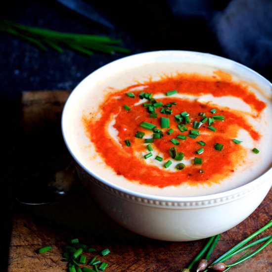 Cauliflower Gouda Soup