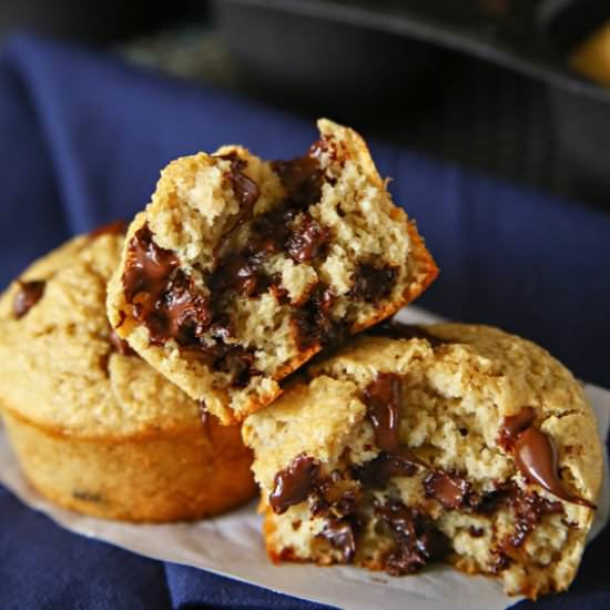 Chocolate Chip Blender Muffins