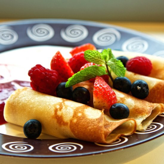 Strawberry Crepes