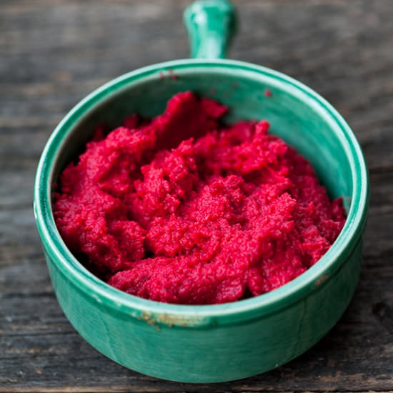 Vegan Roasted Beetroot Puree