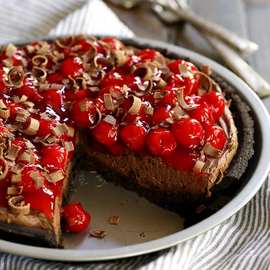 Black Forest No Bake Cheesecake