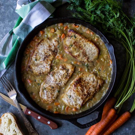 Southern Smothered Pork Chops