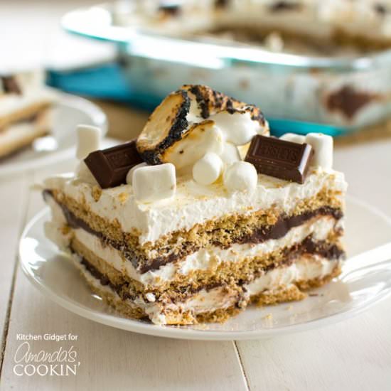 S’mores Ice Box Cake