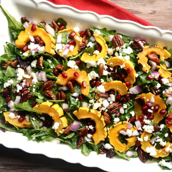 Roasted Delicata Squash Salad