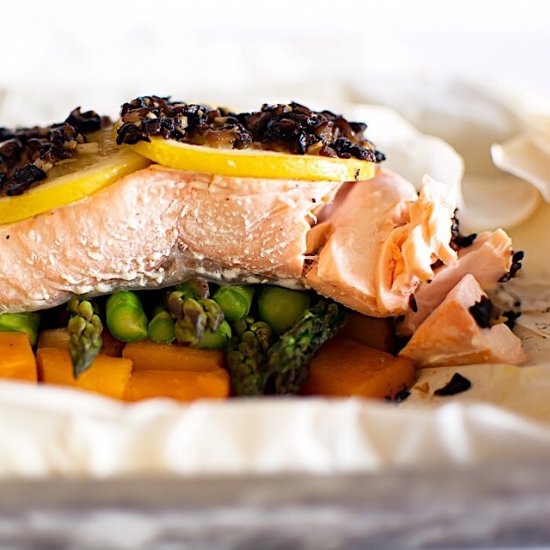 Parchment Baked Salmon