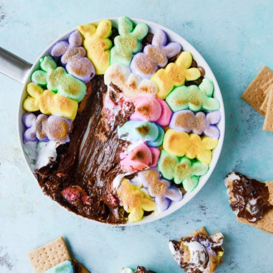 Peeps Skillet S’mores