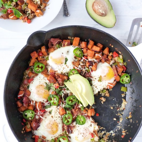 Sweet Potato & Egg Skillet