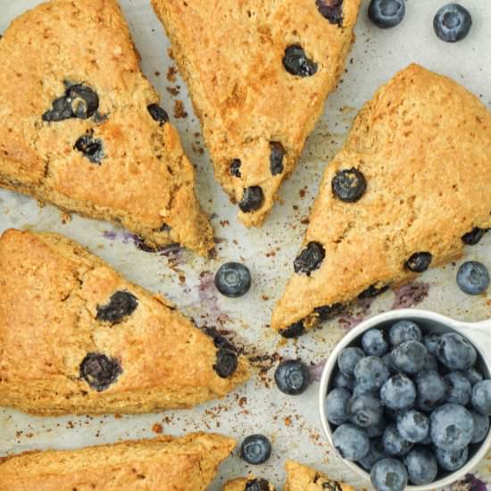 Healthy Blueberry Scones