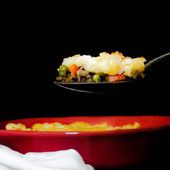 Cottage Pie with Cheddar Mash