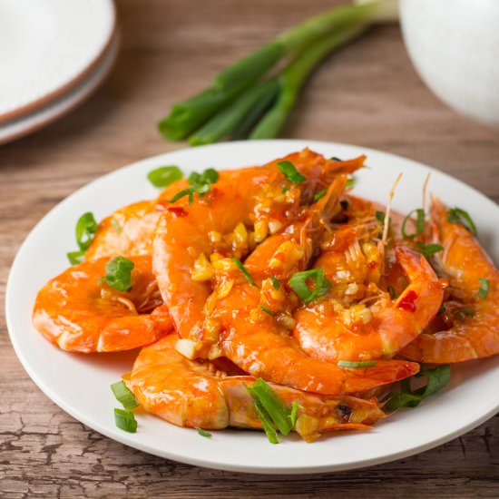 Garlic Shrimp with Chili Sauce