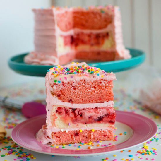 Strawberry Cheesecake Stacker