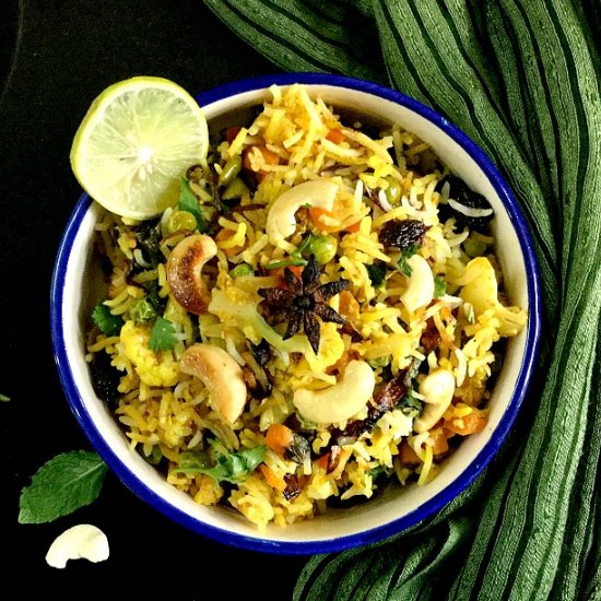 Vegetable Dum Biryani