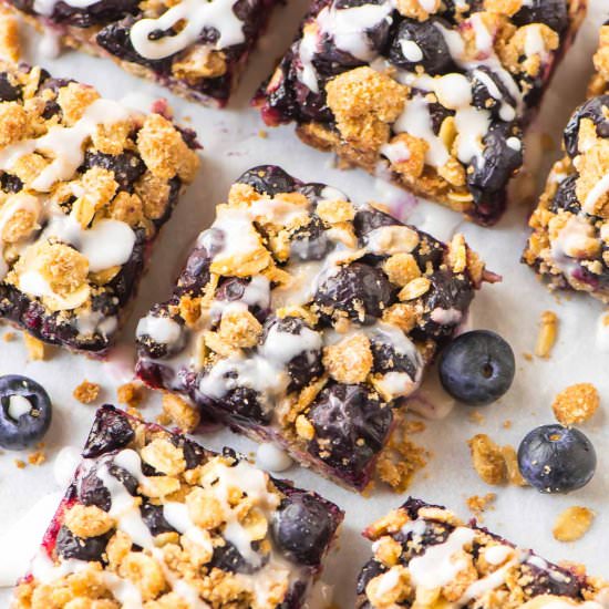 Blueberry Oatmeal Bars