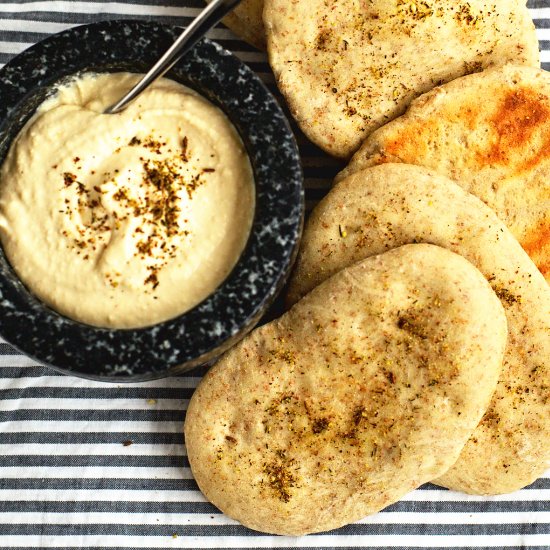 Whole Wheat Za’atar Flatbread