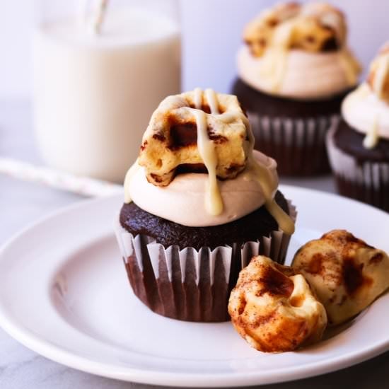 Salted caramel cupcakes