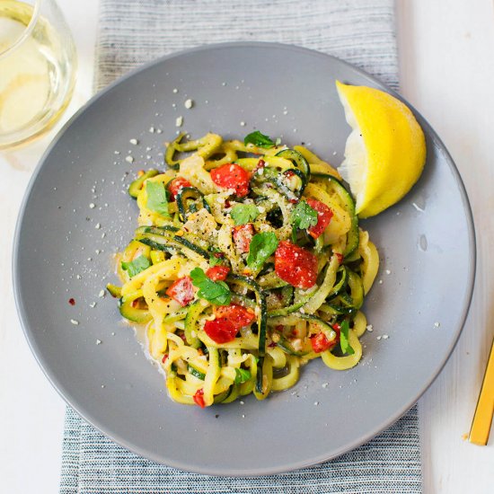 White Wine Zoodles