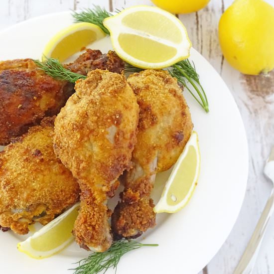 Breaded Baked Chicken Drumsticks