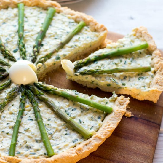 EGG ASPARAGUS TART