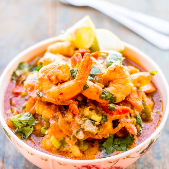 Thai Shrimp in Coconut Sauce